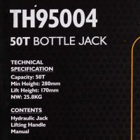 50 ТОНА Професионален Хидравличен крик JCB, тип бутилка, 50т ГАРАНЦИЯ , снимка 6 - Други инструменти - 44144522