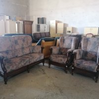 Холова гарнитура диван 3+1+1 внос от Европа , снимка 9 - Дивани и мека мебел - 30439659