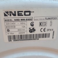 Продавам програматор за пералня Neo WM-E600, снимка 4 - Перални - 37913002