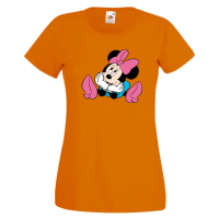 Дамска тениска Minnie Mouse 5 Подарък,Изненада,Рожден ден,, снимка 7 - Тениски - 36530772