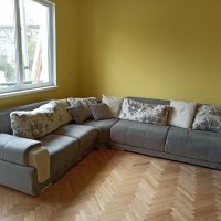 Холов ъглов диван, снимка 5 - Дивани и мека мебел - 44227257