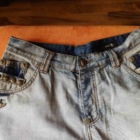 Къси дънкови панталони Philipp Plein, снимка 6 - Къси панталони - 36839930