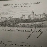 Стар английски документ от 1895 година, снимка 2 - Антикварни и старинни предмети - 30039804