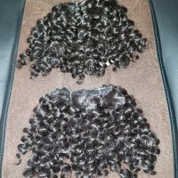 Екстейшан, удължение на коса Черна на масури, снимка 1 - Аксесоари за коса - 42634594