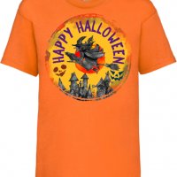 Детска тениска Halloween 08,Halloween,Хелоуин,Празник,Забавление,Изненада,Обичаи,, снимка 7 - Детски Блузи и туники - 38156609