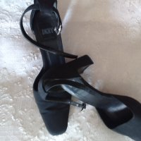 Дамски черни обувки Дона Карън,размер 7 1/2USA, снимка 10 - Дамски елегантни обувки - 40562482