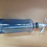Стар стъклен сифон за газирана вода , сода - Русе . Бутилка, снимка 3 - Антикварни и старинни предмети - 31012569