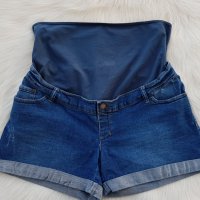 Къси дънкови панталони за бременна ХЛ-2ХЛ