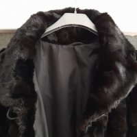Кожено палто от нутрия, 48, снимка 6 - Палта, манта - 38022933