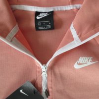 Nike Tech Fleece Cape Women's Pink Hoodie Full Zip, снимка 7 - Суичъри - 38100888