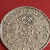 Две монети 25 песети 1957г. Испания/ 2 шилинга 1950г. Великобритания за КОЛЕКЦИОНЕРИ 34824, снимка 6 - Нумизматика и бонистика - 44303939
