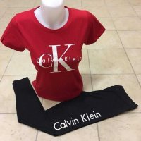 Calvin Klain set дамски комплекти тениска и клин реплика wholesale and sale , снимка 3 - Спортни екипи - 31264859