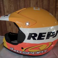 Axo Repsol Marc Coma мото шлем каска за мотокрос, снимка 3 - Аксесоари и консумативи - 33920408
