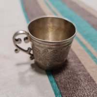 Уникална Сребърна чаша 1897г (19век), снимка 7 - Колекции - 36642244