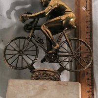 бронз скулптура колело Лион Франция, снимка 6 - Статуетки - 34991789