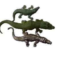 Комплект 3 бр. крокодили, снимка 1 - Фигурки - 38251405