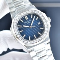 Мъжки часовник Patek Philippe Nautilus с автоматичен механизъм, снимка 1 - Луксозни - 42113306