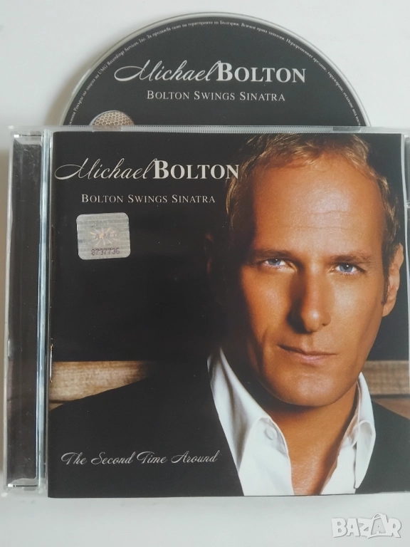 Michael Bolton – Bolton Swings Sinatra (The Second Time Around) - оригинален диск музика, снимка 1