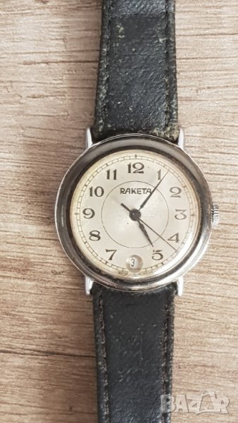 Стар механичен часовник Ракета, снимка 1