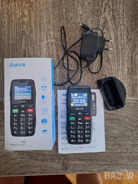 нов телефон Tokvia T102, снимка 1