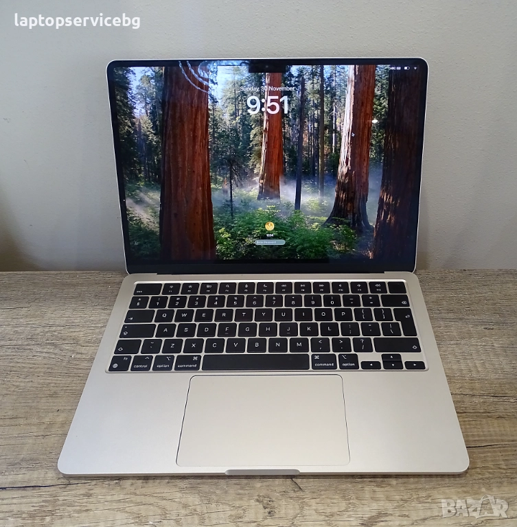 Лаптоп Apple AIR A2681 13” 8GB SSD 256GB M2 Отлично състояние, снимка 1