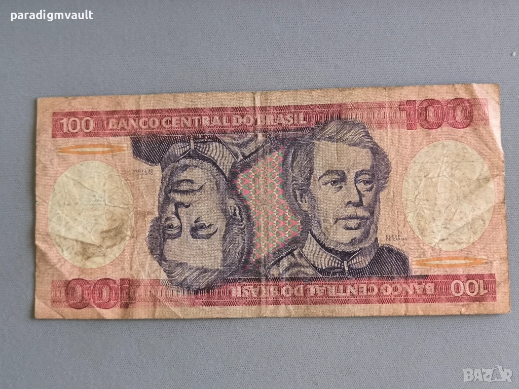 Банкнота - Бразилия - 100 крузейро | 1985г., снимка 1