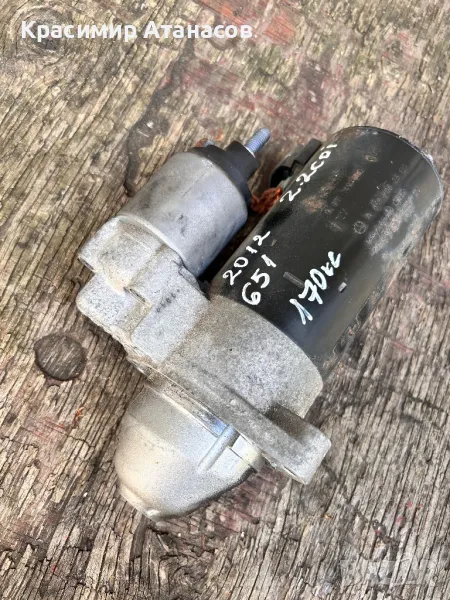 A6519062300. Стартер за Мерцедес Ц-класа W204. OM651.автомат.0001149400, снимка 1