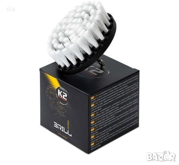 Четка за почистване на всякакви повърхности,предназначена за работа с винтоверт, снимка 1