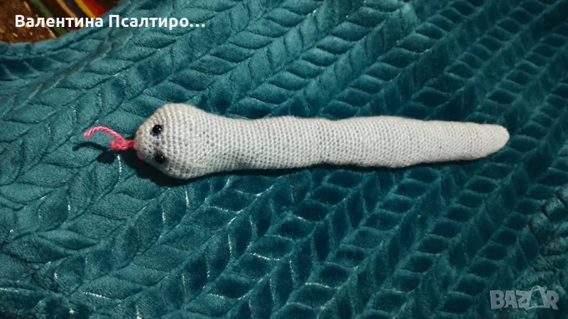 Змия амигуруми , снимка 1