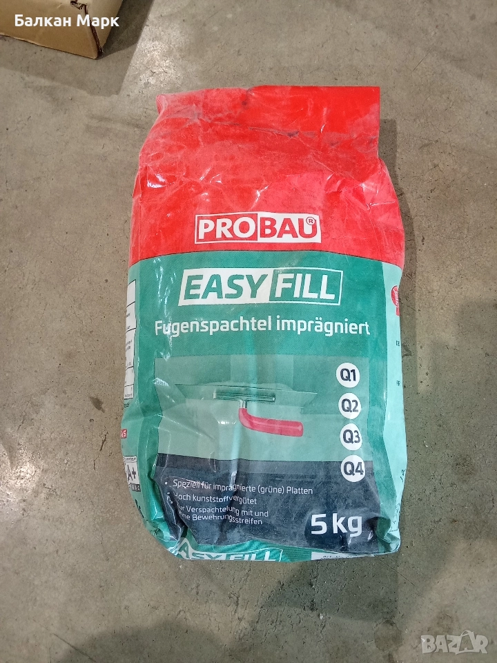 PROBAU EASY FILL – Фугираща шпакловка (импрегнирана), 5 кг, снимка 1