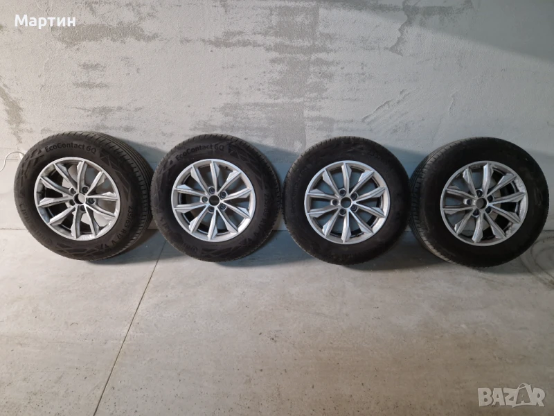 CONTINENTAL ECOCONTACT 6Q 235/65 R17 с джанти на АУДИ, снимка 1