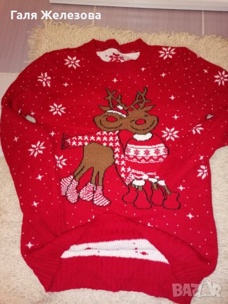 Коледна дебела блуза, снимка 1