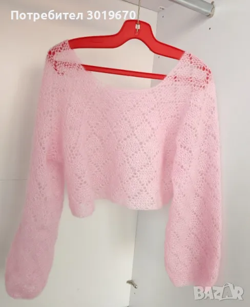 плетен пуловер, снимка 1