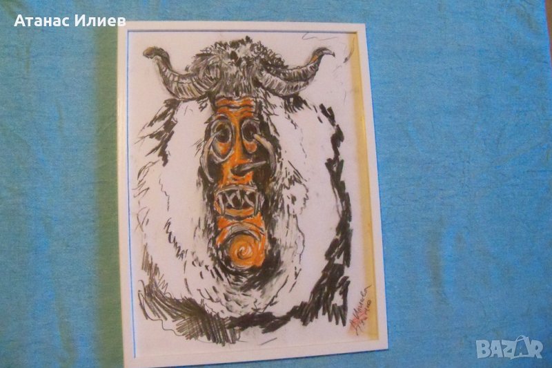 "Кукер" 2 картина от художничката Десислава Илиева, снимка 1