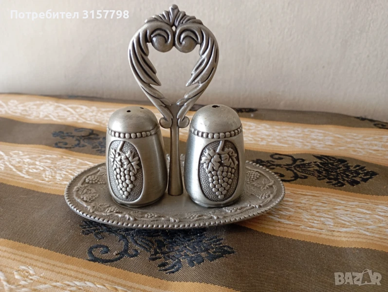 Комплект солници в стил арт деко, снимка 1