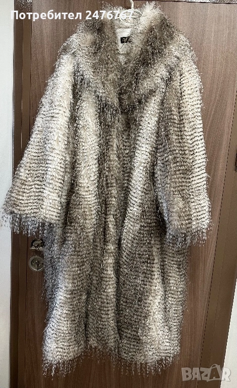 Ново дълго палто от еко косъм 4XL, снимка 1