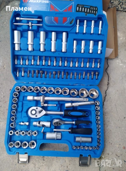 Куфар с инструменти Гидория 108 части хром ванадий MAXFINE, снимка 1