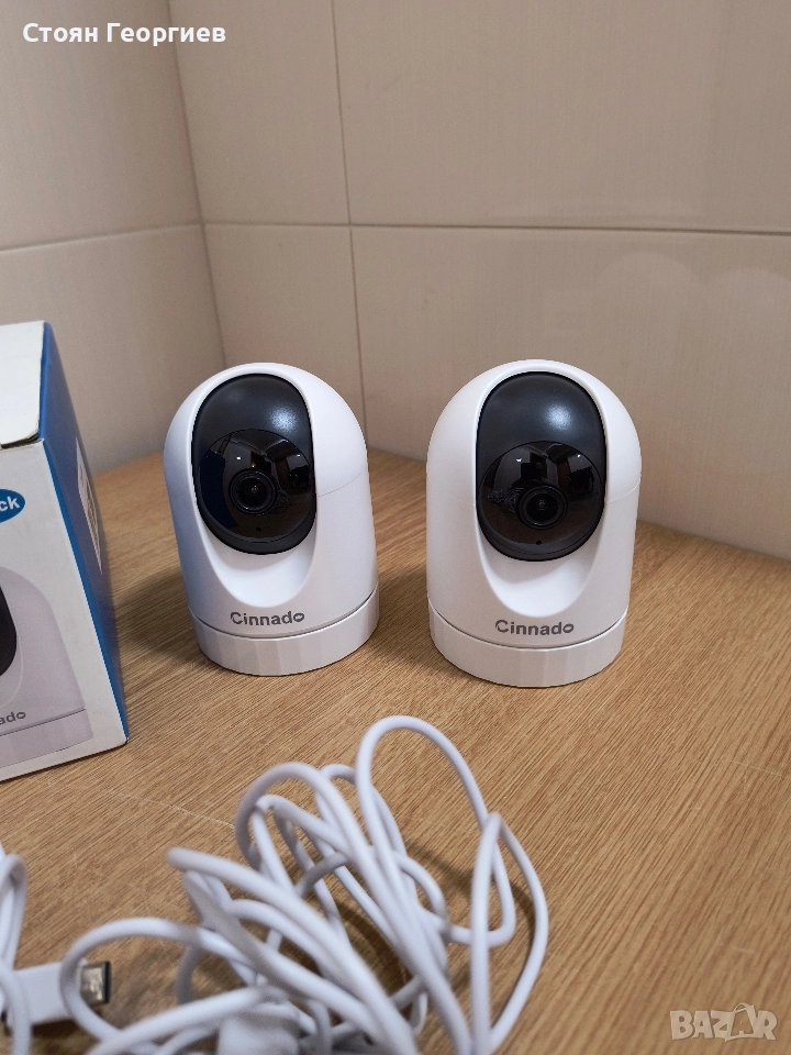 2 броя Камера за наблюдение Cinnado D1, 3MP, 2K,, снимка 1