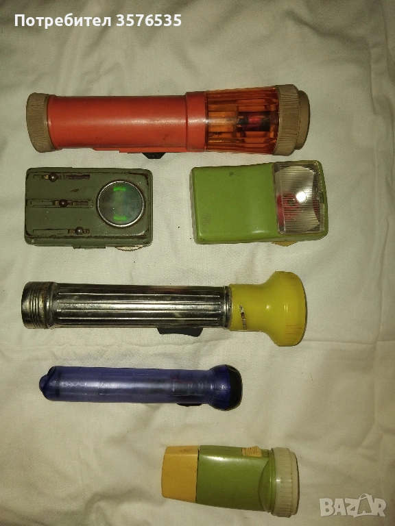 Сет стари фенерчета за резервни части., снимка 1