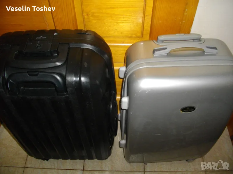 Пластмасови куфари с колелца Енцо Нори  по40лв, снимка 1