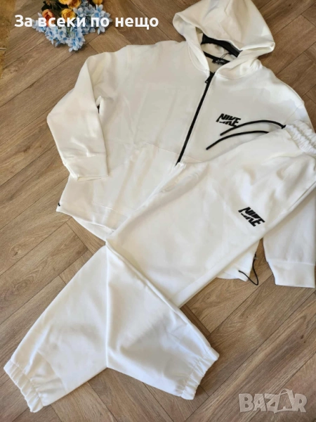 Nike Дамски Бял Спортен Комплект🔝Дамски Спортен Екип В Бял Цвят Найк Код I_21, снимка 1