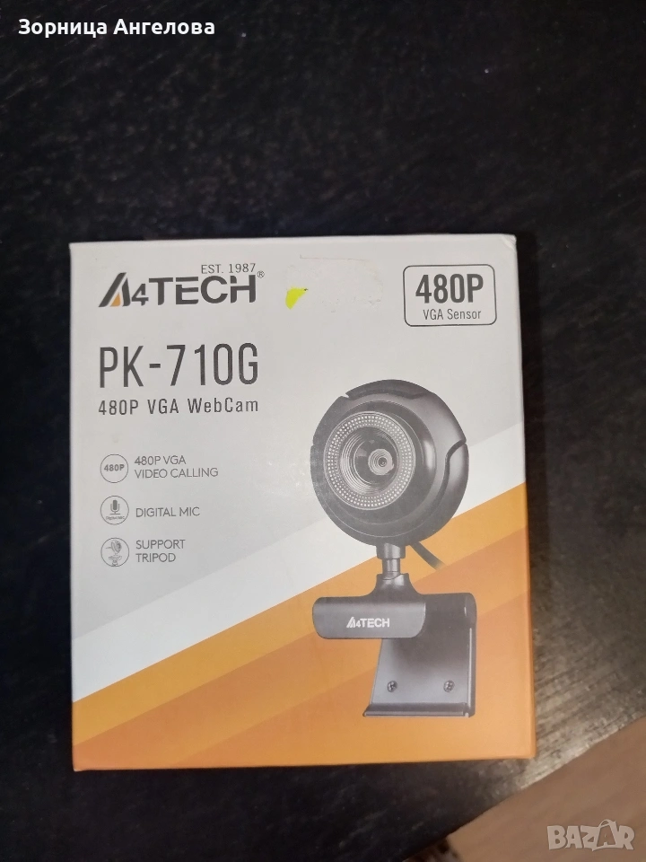 12 Евро.. A4TECH PK-710G – 480p VGA уеб камера, чисто нова в кутия., снимка 1