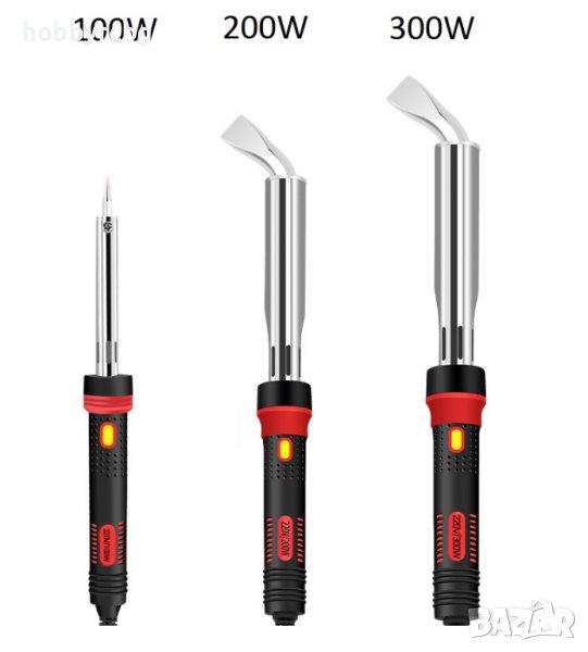 Поялник 100W, 200W или 300W, светлинна индикация, снимка 1