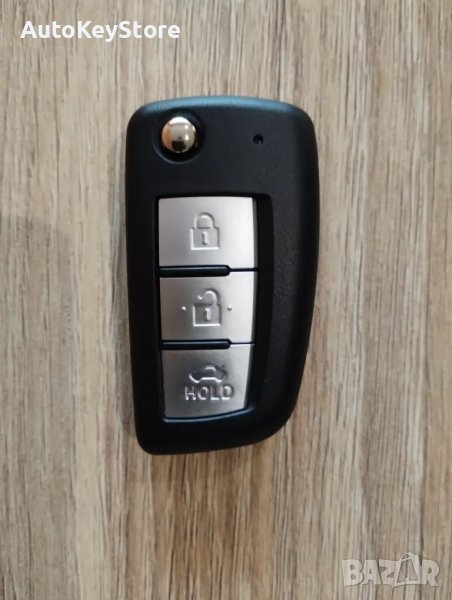 Ключ кутийка дистанционно за Нисан/Nissan Juke Pulsar Qashqai Note E12 с 3 бутона, снимка 1