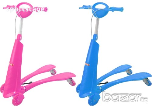 Детска тротинетка с 4 колела, която се кара по много различен и забавен начин - без да се стъпва на , снимка 1