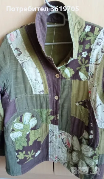 Дамско яке памук Эксклюзив размер M-L, снимка 1