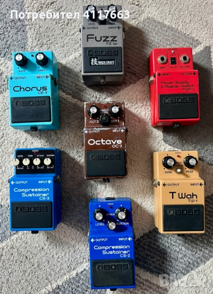  Японски Ефекти за Китара BOSS, снимка 1