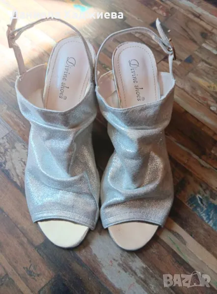 Сребристи обувки, снимка 1