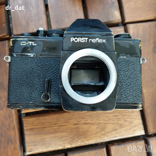 Porst Reflex с Pentacon 2.8/135 и светкавица, снимка 1