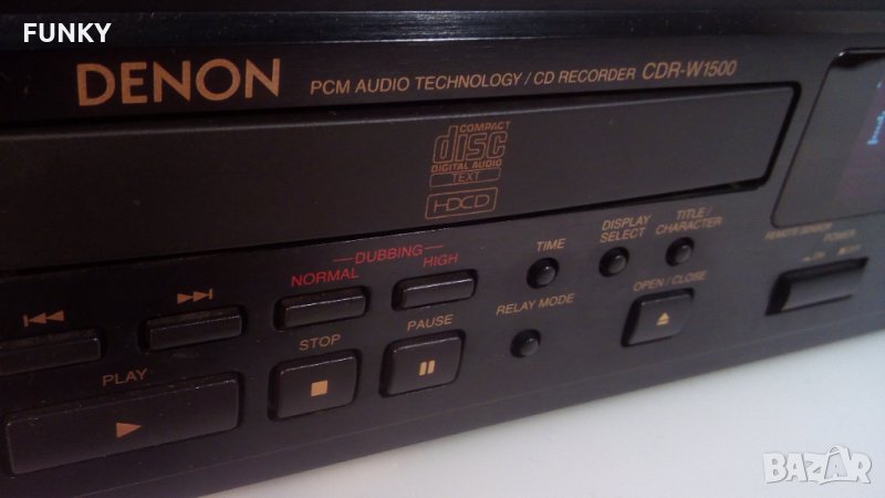 Denon CDR-W1500 CD + CD-R/CD-RW Recorder, снимка 1